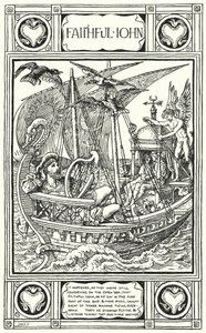 Faithful John (gravyr) av Walter (after) Crane