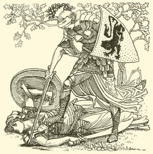 Från Spensers Faerie Queene (gravyr)