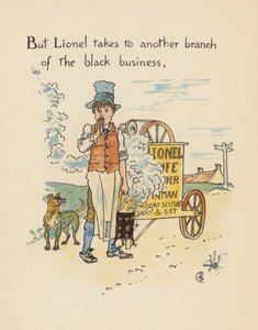 Illustration till Legends for Lionel av Walter Crane (färglitografi) av Walter (after) Crane