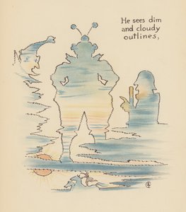 Illustration till Legends for Lionel av Walter Crane (färglitografi) av Walter (after) Crane