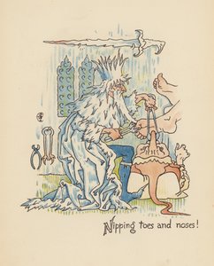 Illustration till Legends for Lionel av Walter Crane (färglitografi) av Walter (after) Crane