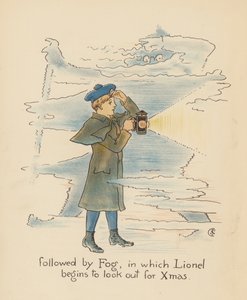 Illustration till Legends for Lionel av Walter Crane (färglitografi) av Walter (after) Crane