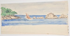 kusten i Florida (?) av Walter Barwig