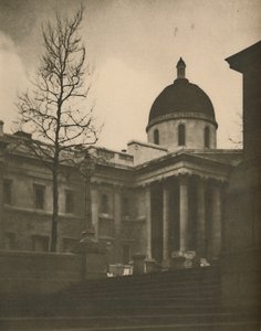 Nationalgalleriet från Terrace Steps of Trafalgar Square, c1935.