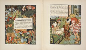 Ali Baba och de fyrtio tjuvarna. av Walter Crane