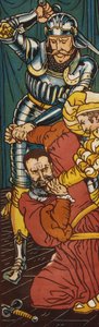 Blåskägg (färg litho) av Walter Crane
