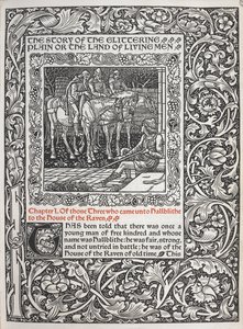 Kapitel I. Av de tre som kommo till Hallblithe till Korpens hus. av Walter Crane