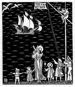 Slutuppsats av "The Fairy Ship" av Walter Crane