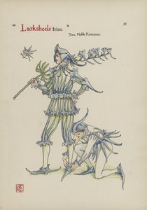 Blommor från Shakespeares trädgård av Walter Crane