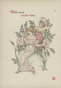 Blommor från Shakespeares trädgård av Walter Crane