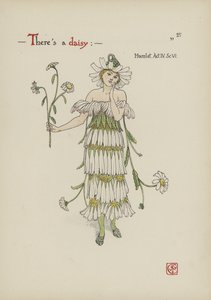 Blommor från Shakespeares trädgård av Walter Crane
