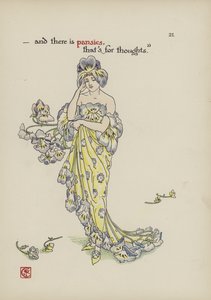 Blommor från Shakespeares trädgård av Walter Crane