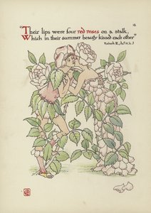 Blommor från Shakespeares trädgård av Walter Crane