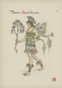 Blommor från Shakespeares trädgård av Walter Crane