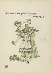 Blommor från Shakespeares trädgård av Walter Crane