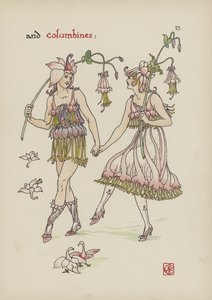 Blommor från Shakespeares trädgård av Walter Crane