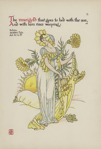Blommor från Shakespeares trädgård av Walter Crane