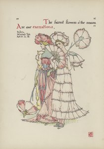 Blommor från Shakespeares trädgård av Walter Crane