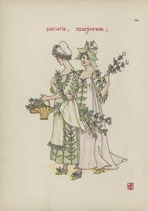 Blommor från Shakespeares trädgård av Walter Crane