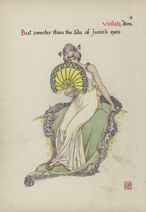 Blommor från Shakespeares trädgård av Walter Crane