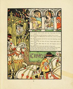 Illustration för Saga Askungen av Walter Crane