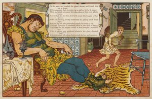 Jack och bönstjälken (färg litho) av Walter Crane