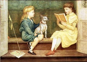 Lionel och Beatrice Crane av Walter Crane