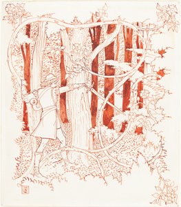 Prince Charming i skogen av Walter Crane