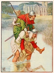 Robin Hood och Fader Tuck av Walter Crane