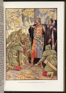 Robin Hood före Richard I av Walter Crane
