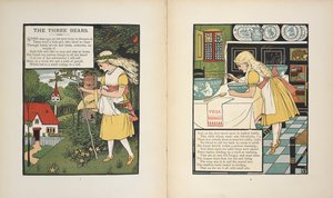 Silverlocks, en karaktär i berättelsen, "de tre björnarna". av Walter Crane