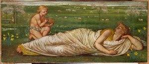 Jorden och våren, 1875 av Walter Crane