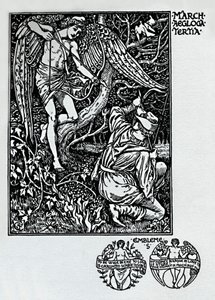 The Shepheards Calendar - mars 1898, 1923 av Walter Crane