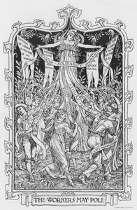 Arbetarna? Maj Pole av Walter Crane