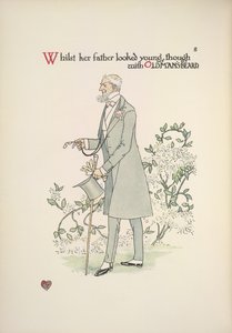 Brudens far i morgonklänning av Walter Crane