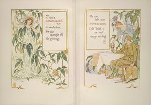 Resenärsglädje och sops i vin av Walter Crane