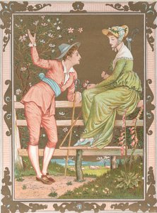 Valentine, 1876. av Walter Crane