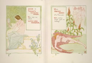 Venus ser glasögon och pigor av Walter Crane
