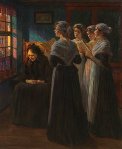 Serenaden, ca. 1890. av Walter Firle