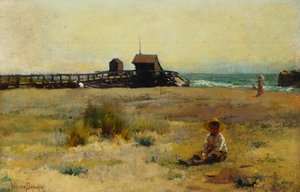 Pojke på stranden, 1884