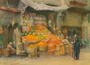 A Fruit-Stall at Bulak, c1905, 1912