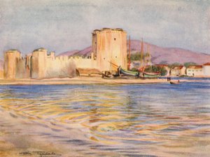 Castel Camerlengo, Trau (färglitografi) av Walter Frederick Roofe Tyndale