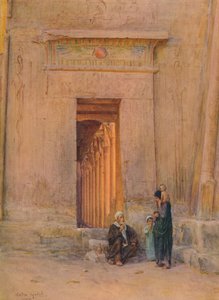 Dörröppning i Isis tempel, c1905, 1912 av Walter Frederick Roofe Tyndale