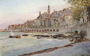 Mentone, från Garavan av Walter Frederick Roofe Tyndale