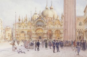 Markusplatsen, Venedig av Walter Frederick Roofe Tyndale