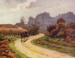 The New Forest: Beaulieu, Lyndhurst (färg litho) av Walter Frederick Roofe Tyndale