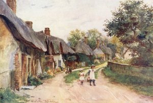 Wessex: Moreton, Dorset (färglitografi) av Walter Frederick Roofe Tyndale