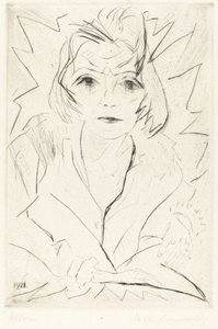Jungfruflicka, 1921. av Walter Gramatte