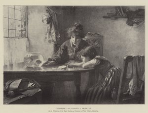 Guldfisk (litho) av Walter Granville-Smith