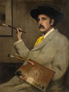 Porträtt av konstnären, 1910.